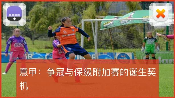 意甲:争冠与保级附加赛的诞生契机